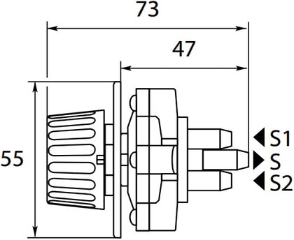 ST66 METERING VALVE RED TOP