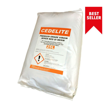 Cedelite Premium mixed bed DI resin bag 25L