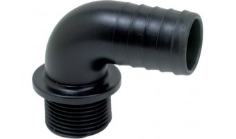 3/8" 90° BSP male thread Hose Barb / Hose Stem