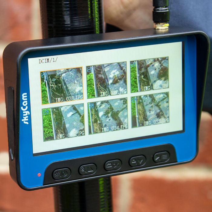 SkyVac Recordable Inspection System Gutter Inspection Camera
