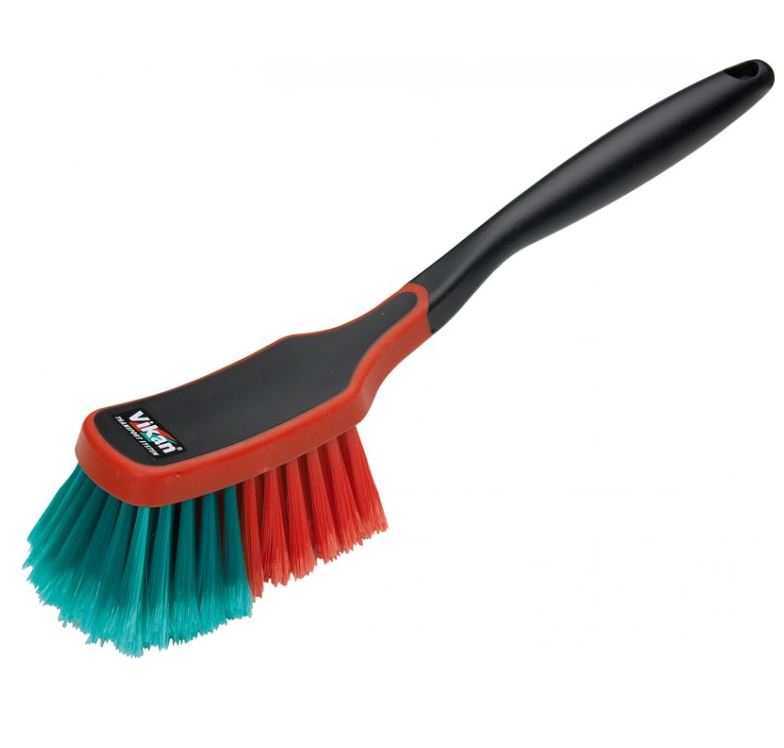 Vikan Hand Brush with Rubber Edge
