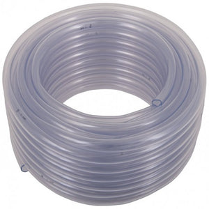 3/4" Clear Unreinforced PVC Hose - sold per metre