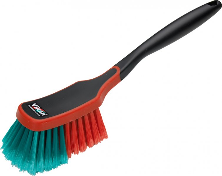 Vikan Hand Brush with Rubber Edge