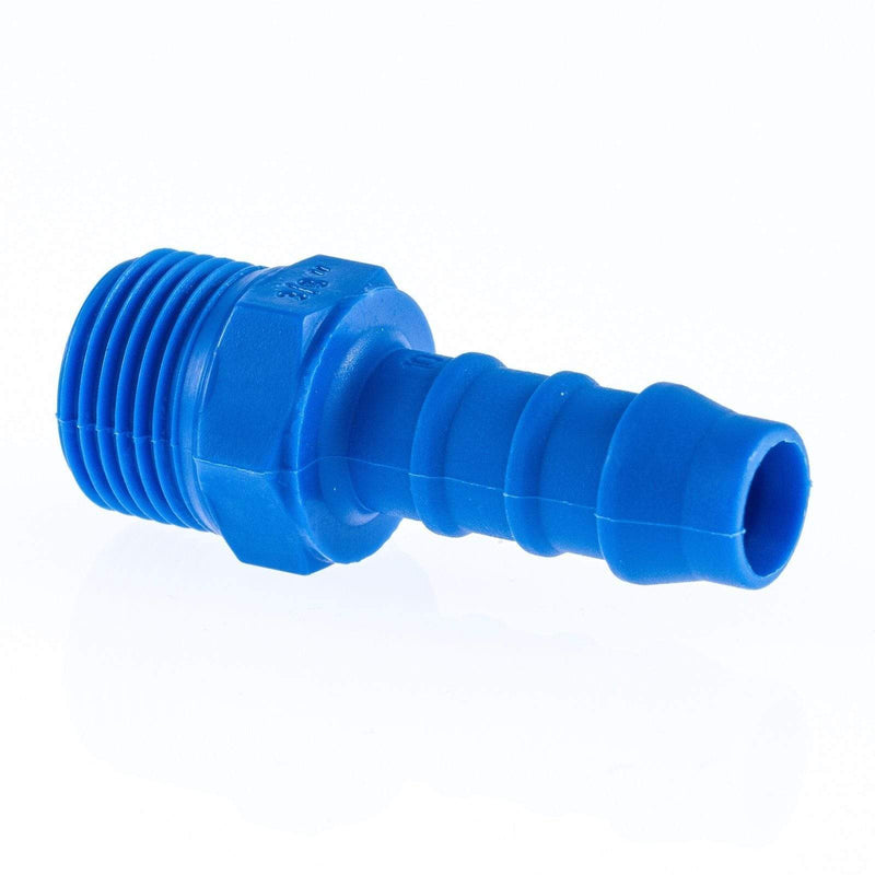 NYLON 1/2" Hose Tail to 1/2" Threaded HOUSING Connectors