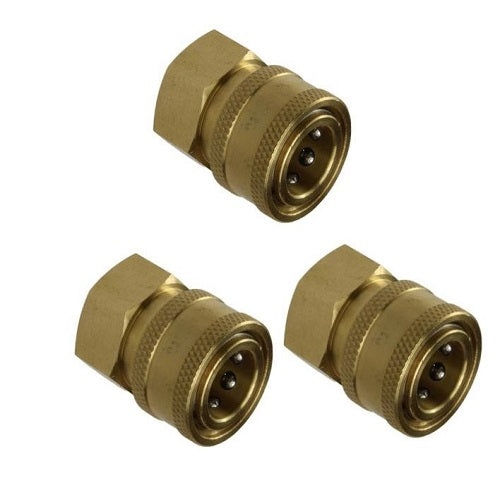 BRASS QUICK RELEASE COUPLING 3/8" FEMALE