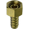 HOSE TAIL BRASS FEMALE SWIVEL (SELECT SIZE)