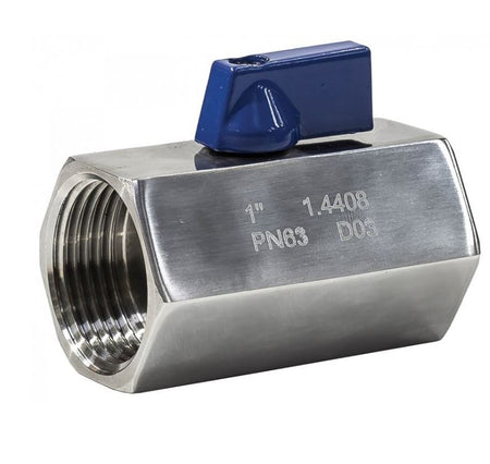 Mini Ball Valve - AISI 316 (Select size)