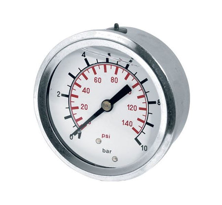 100mm (4") Rear Entry Pressure Gauges