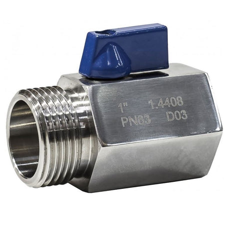 Mini Ball Valve - AISI 316 (Select size)