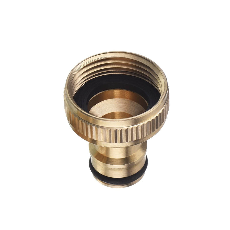 Brass Hozelock Female to 3/4" Threaded Connector